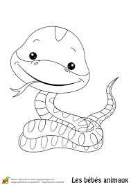 coloriage b eacute serpent animal coloring pages cute arbre automne