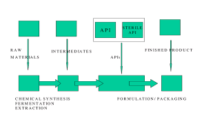 Schematic Block Diagram Of A Pharmaceutical Manufacturing