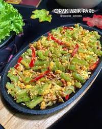 Orak Arik Pare Resep Masakan Resep Ikan Makanan Ringan Sehat