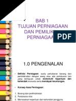 Maybe you would like to learn more about one of these? Bab 1 Tujuan Perniagaan Dan Pemilikan Perniagaan