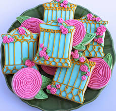 Mother S Day Cookies Roses And Bird Cages Mother S Day Cookies Bird Cookies Sugar Cookies Decorated