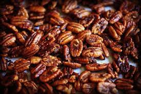 Alton Brown S Spiced Pecans Spiced Pecans Pecan Recipes Roasted Pecans
