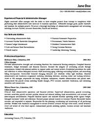 sample office manager resume resume