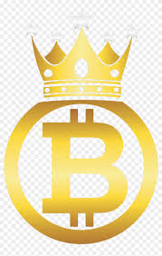 The btc symbol and the wordmark next to it. 4330725 Bitcoin King Hd Png Download 1912x1464 130735 Pngfind
