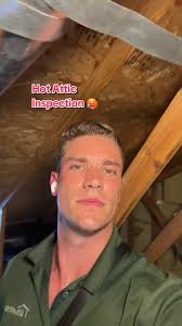Join me as I inspect this 115 F attic 🥵🔥 #homeinspection #realestate  #construction #informative #pillartopost #thematsonteam #houses #realty  #heat #heatwave #attic