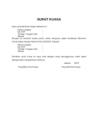 Buku pemilik kendaraan bermotor (bpkb) merupakan buku yang diterbitkan oleh kepolisian yang digunakan sebagai tanda bukti kepemilikan kendaraan bermotor. 15 Contoh Surat Kuasa Untuk Balik Nama Bpkb Kumpulan Contoh Surat