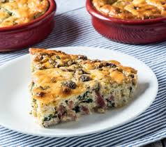 crustless quiche with spinach and