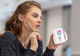 I love enjoying my coffee in this beautiful mug.