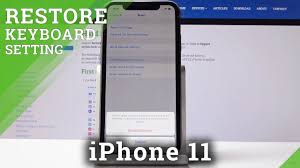 How To Reset Keyboard Dictionary In Iphone 11 Spellcheck Settings Youtube