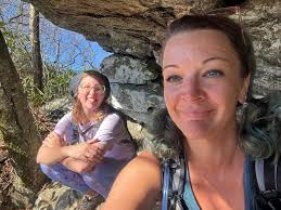 Hiking at Black Rock Mtn in North Georgia