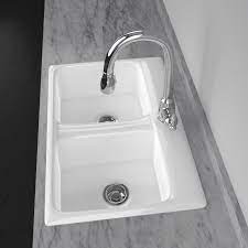 Kitchen sinks drop are very essential for every type of kitchen and can be used for countless numbers of purposes starting from cleaning utensils to washing foods and much more. 33 Della Cast Iron Double Bowl Drop In Kitchen Sink Magnus Home Products