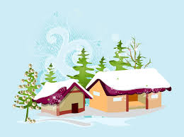 Christmas Village Vector Vector Art Graphics Freevector Com