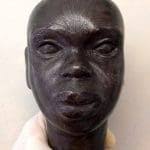 Ebony Head (Primitive Little Afro sculptures)