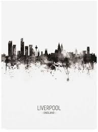 Black And White Liverpool Skyline Art Trademark Global Michael Tompsett Liverpool England Skyline Portrait Ii Canvas Art 27 X 33 5 Reviews All Wall Decor Home Decor Macy S V 2020 G