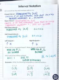 All sets should be expressed in their simplest interval notation form, with no overlapping intervals. Interval Notation Inb Page Mrs E Teaches Math