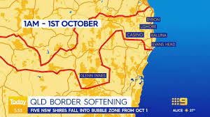 Cross border residents will now have to fill a border declaration pass if they want to enter queensland. 9 News Gold Coast Qld Border Softening Facebook