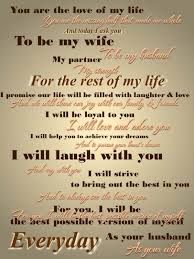 I will begin with a short vow exchange used. Best Wedding Vows For Her