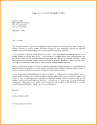 Why you are interested in the job; Cover Letter Examples Sample Cover Letter Physician
