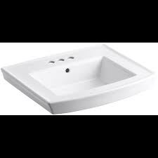 kohler k 2358 4 0 archer pedestal sink