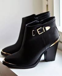 Black And Gold Boots The Vogue Fashion Steve Madden Black And Gold Boots Boots Shoe Boots Gold Boots