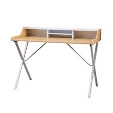 Elle décor® dani 47w writing desk, old world rustic pine/dusk gray. Aalto Computer Desk White Christopher Knight Home Target