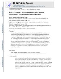 Standing Balance In Trans Tibial Amputees Following Vascular