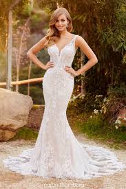 Martin Thornburg Torrance Wedding Dress In 2020 Slim Fit Wedding Dresses Sheer Wedding Dress Illusion Neckline Wedding Dress