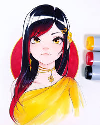2 Days Asia Ladowska On Patreon Anime Drawings Sketches Copic Drawings Cute Drawings