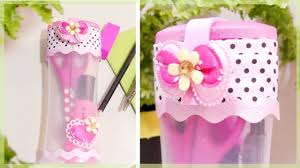 Diy Pencil Case How To Make A Cute No Zipper Pencil Case From Plastic Bottle Youtube Diy Pencil Case Diy Pencil Zipper Pencil Case