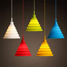 Collapsible Colorful Silicone Pendant Light Diy Pendant Light Colorful Pendant Light Ceiling Lights Diy