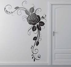 Deer in jungle wall decal. Flower Wall Stickers And Beautiful Floral Designs Tenstickers