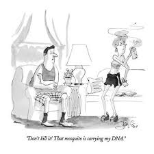 Don't kill it is some diy insanity that leaves more scattered limbs than an overturned halloween decoration truck. Don T Kill It That Mosquito Is Carrying My Dna New Yorker Cartoon Premium Giclee Print Edward Frascino Allposters Com