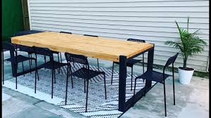 Now for the fun i started attaching the double x's. 17 Homemade Outdoor Dining Table Plans You Can Diy Easily