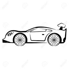 Side View Of A Racing Car Sketch Vector Illustration Design Royalty Free Cliparts Vectors And Stock Illustration Image 123260488 Learn how to draw car side view pictures using these outlines or print just for coloring. side view of a racing car sketch vector illustration design