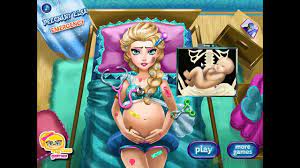 Pregnant Elsa Emergency Disney Frozen Movie Cartoon Game For Kids Hd Video Dailymotion