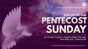 Also known as the feast of the holy spirit, pentecost sunday is observed 50 days after the resurrection of christ on easter sunday. Pfingsten Sonntag Kirche Flyer Vorlage Postermywall