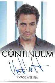 Victor Webster as Carlos Fonnegra Autograph in Continuum Auto