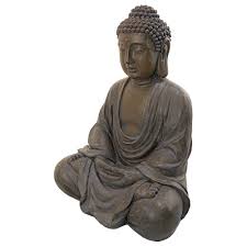 Large Sitting Buddha Statue Decor 26 Outdoor Garden Zen Spiritual Yoga Figure 822451586748 Ebay Buddha Statue Decor Garden Statues Statue