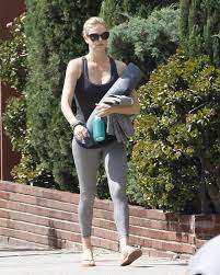 charlize theron heading to yoga cl