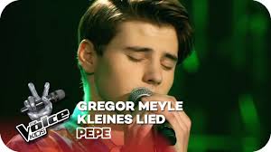 399,275 likes · 60 talking about this. Gregor Meyle Kleines Lied Pepe Blind Auditions The Voice Kids 2018 Sat 1 Youtube