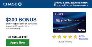 There is an annual fee of $95. Chase Freedom Unlimited Email Offer 300 Sign Up Bonus Targeted