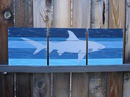 30+ awesome shark activities for kids, plus shark books, shark crafts, shark party ideas, and lots of ocean themed preschool and kindergarten activities. Shark Wall Art Boys Room Decor Kids Bathroom Decor By Nwrustic 70 00 Boys Room Wall Art Boys Room Decor Surf Room