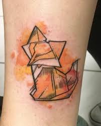 Origami Tattoos Origami Tattoo Fox Tattoo Origami