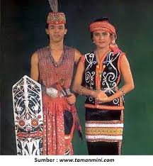 Kumpulan Pakaian Adat Perkawinan Nusantara Pakaian Budaya Kalimantan
