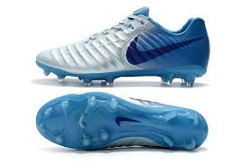 New Nike Tiempo Legend Vii Fg 2018 World Cup Silver Blue Nike Soccer Shoes Soccer Cleats Nike New Nike