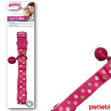 pawise puanli zilli kedi boyun tasmasi 20 30cm pembe pembe kedi urunler