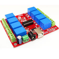 The device consists of eight npn darlington pairs that the darlington pairs may be connected in parallel for higher current capability. Usb 8 Channel Relay Board