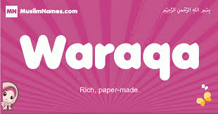 At brandlance we can also help you with business naming suggestions from our naming experts! Waraqa Meaning Of The Muslim Baby Name Waraqa