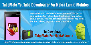 Tubemate Youtube Downloader Is One Of The Fastest Applications For Videos Downloading On Your Nokia Lumia Device You Can Dow Download Video Nokia Website Link