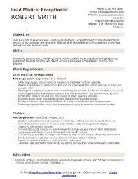 Medical writer resume examples & samples. Medical Receptionist Resume Samples Qwikresume